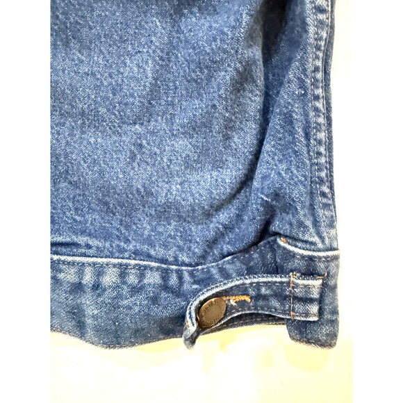 Vintage 90s Wrangler Jacket Mens 2XL Blue Denim Corduroy Collar Western Cowboy - Picture 12 of 12
